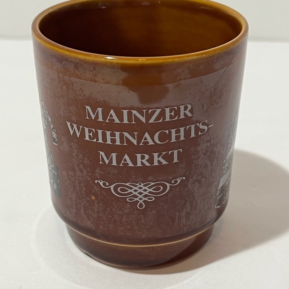 Maninzer Weihnachts Christmas Market Coffee Cup Mug Signed Spreuer Germany - Picture 7 of 10